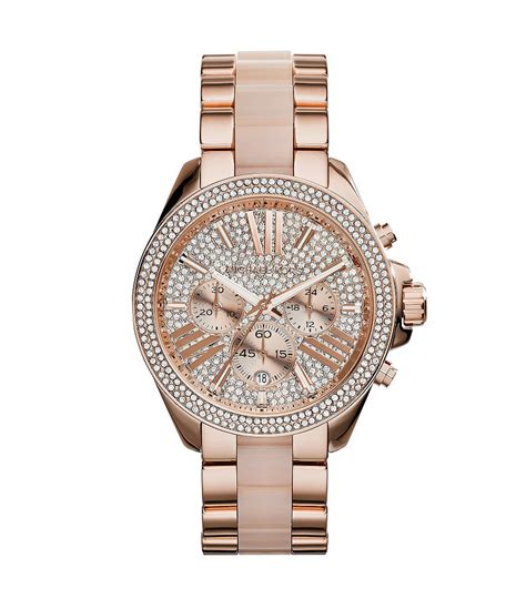 Michael Kors Wren Women's Watch, Stainless Steel and Pavé 